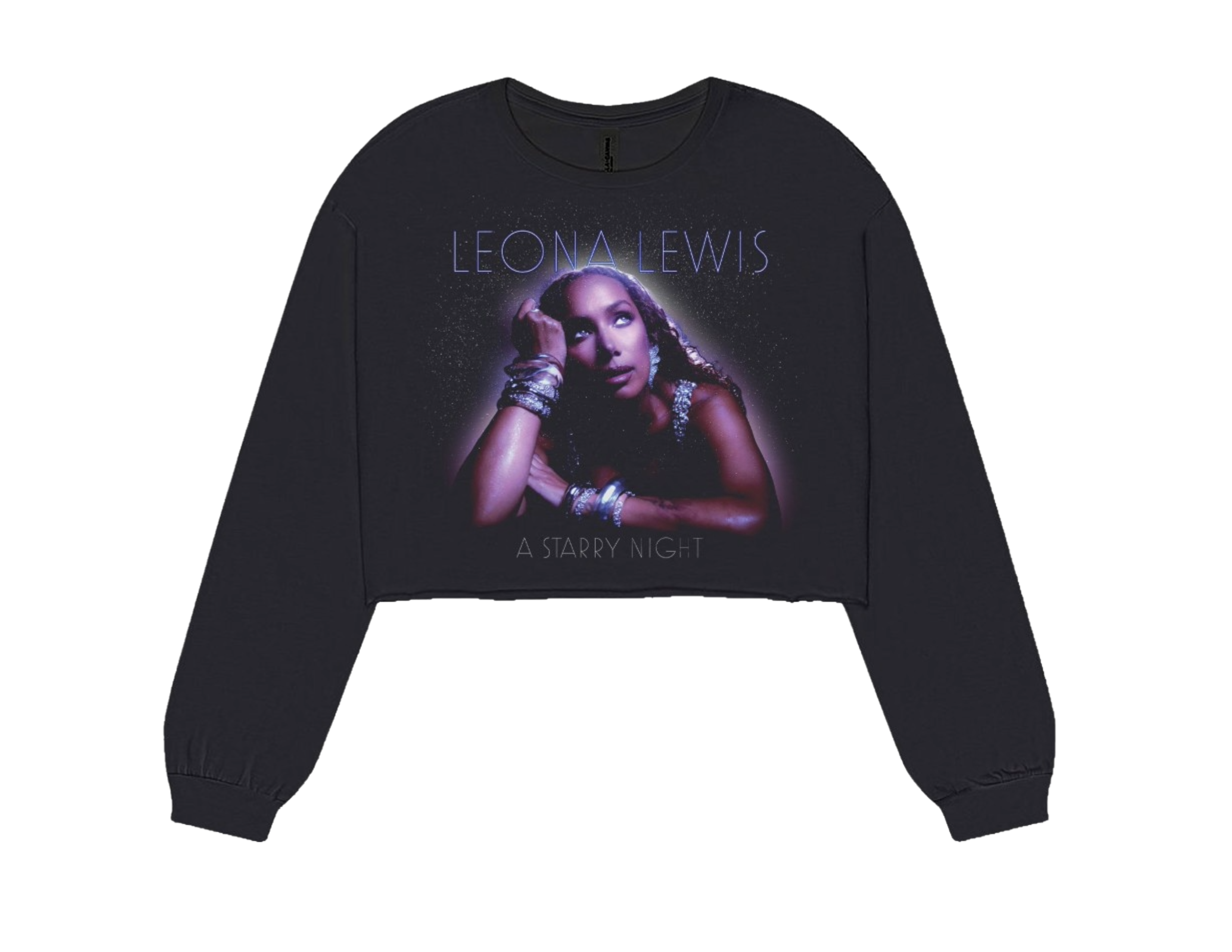 Looking Up Cropped LS Tee